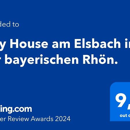 Tiny House Am Elsbach In Der Bayerischen Rhoen. Oberelsbach المظهر الخارجي الصورة